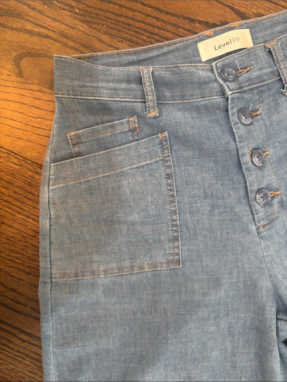Level 99 Wide Leg Cropped Pants